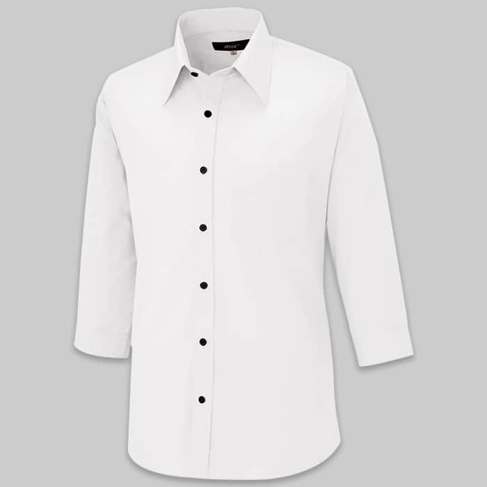 七分袖シャツ【兼用】SS～6L豊富なサイズ　レギュラーカラー　定番シャツ　色画像