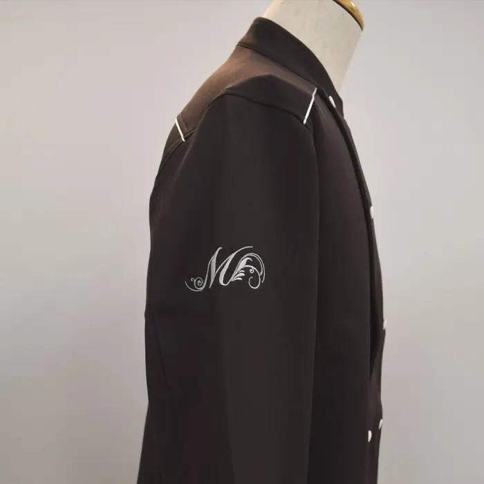 オリジナル制服製作実績 ネームゴ刺繍 /ＮＹ様/飲食店サービス制服ユニフォームナイスユニ