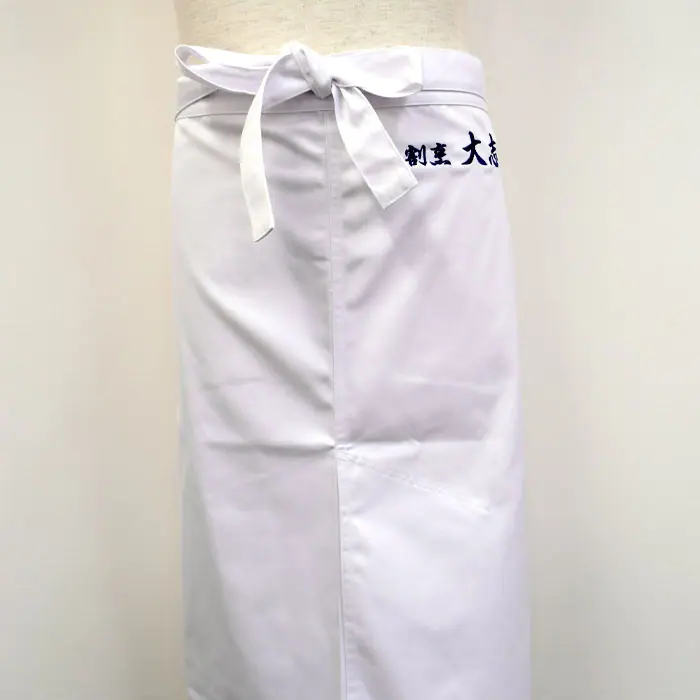 オリジナル制服製作実績 ネームゴ刺繍 /割烹 大志様/飲食店サービス制服ユニフォームナイスユニ