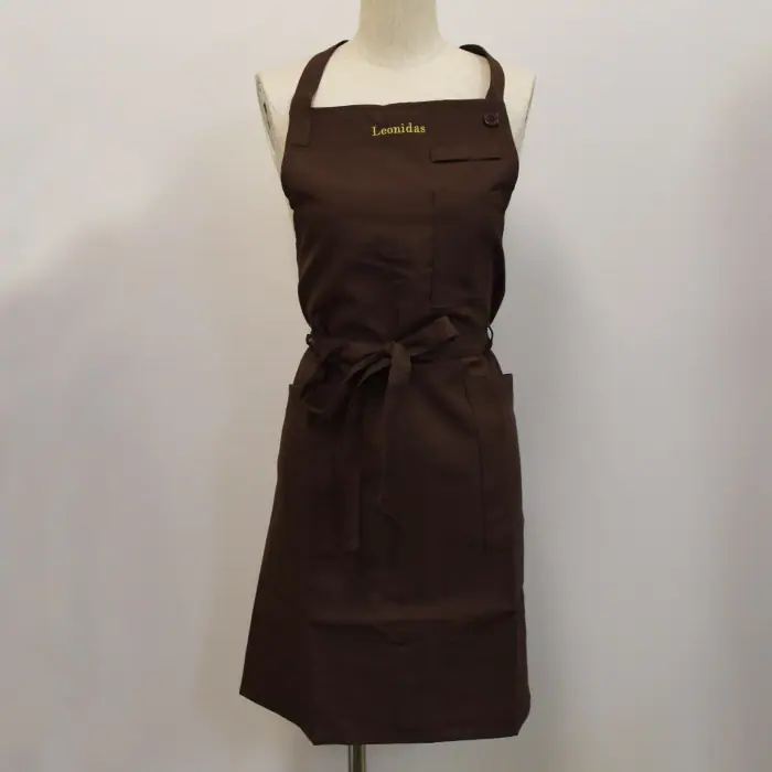 オリジナル制服製作実績 ネームゴ刺繍 /20210119_レオニダス新八代駅前店様/飲食店サービス制服ユニフォームナイスユニ