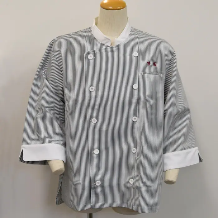 オリジナル制服製作実績 ネーム刺繍 /20200623_梦園様/飲食店サービス制服ユニフォームナイスユニ