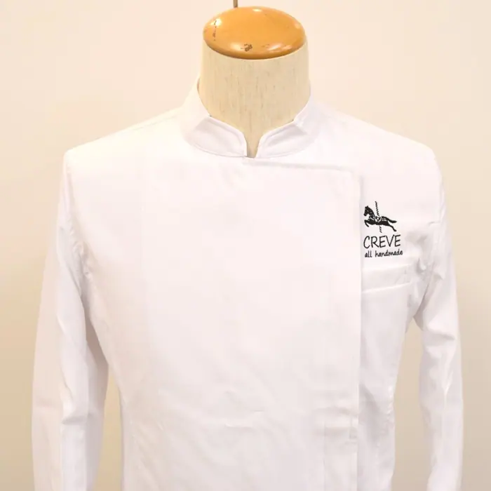 オリジナル制服製作実績 ロゴ刺繍 /CREVE様/飲食店サービス制服ユニフォームナイスユニ