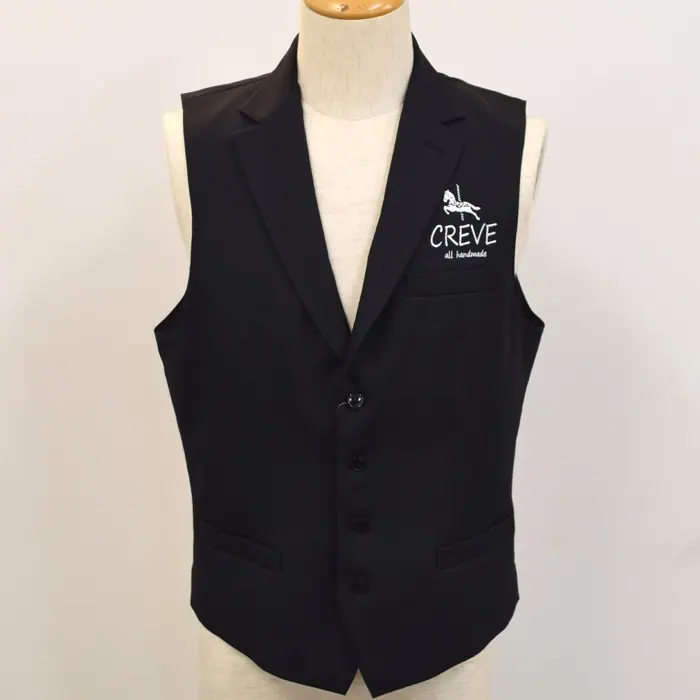 オリジナル制服製作実績 ロゴ刺繍 /CREVE様/飲食店サービス制服ユニフォームナイスユニ