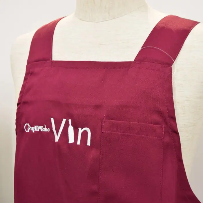 オリジナル制服製作実績 ロゴ刺繍 /goumarche様/飲食店サービス制服ユニフォームナイスユニ