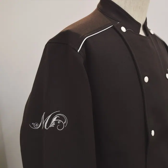 オリジナル制服製作実績 ロゴ刺繍 /ＮＹ様/飲食店サービス制服ユニフォームナイスユニ