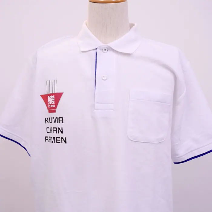 オリジナル制服製作実績 転写プリント /くまちゃんラーメン様/飲食店サービス制服ユニフォームナイスユニ