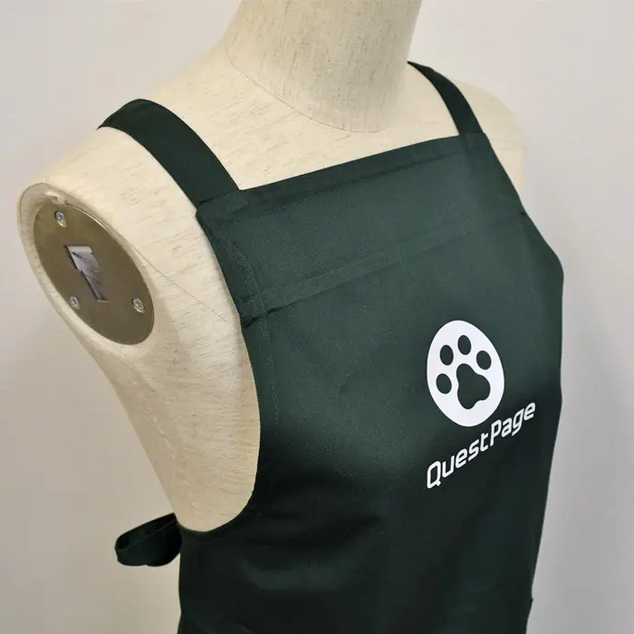 オリジナル制服製作実績 転写プリント /QuestPage様/飲食店サービス制服ユニフォームナイスユニ