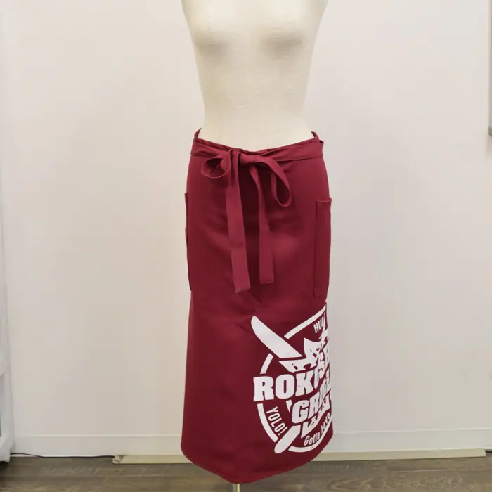 オリジナル制服製作実績 転写プリント /Grill 六式 様/飲食店サービス制服ユニフォームナイスユニ