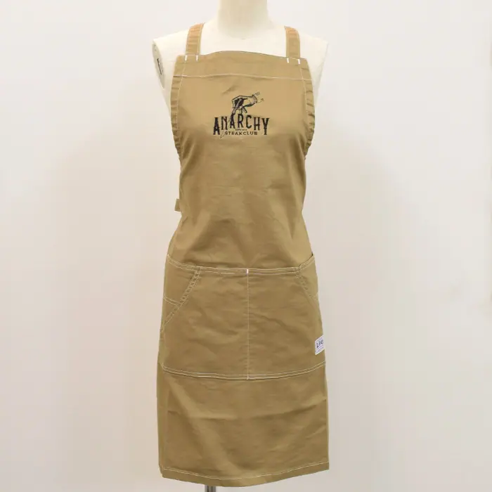 オリジナル制服製作実績 ロゴ刺繍 /ANARCHYSTEAKCLUB様/飲食店サービス制服ユニフォームナイスユニ