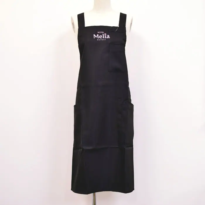 オリジナル制服製作実績 ロゴ刺繍 /(株)伸和総業様/飲食店サービス制服ユニフォームナイスユニ