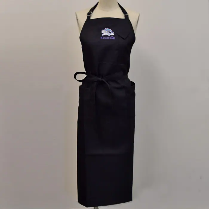 オリジナル制服製作実績 ロゴ刺繍 /20200611_株式会社光の虹様/飲食店サービス制服ユニフォームナイスユニ