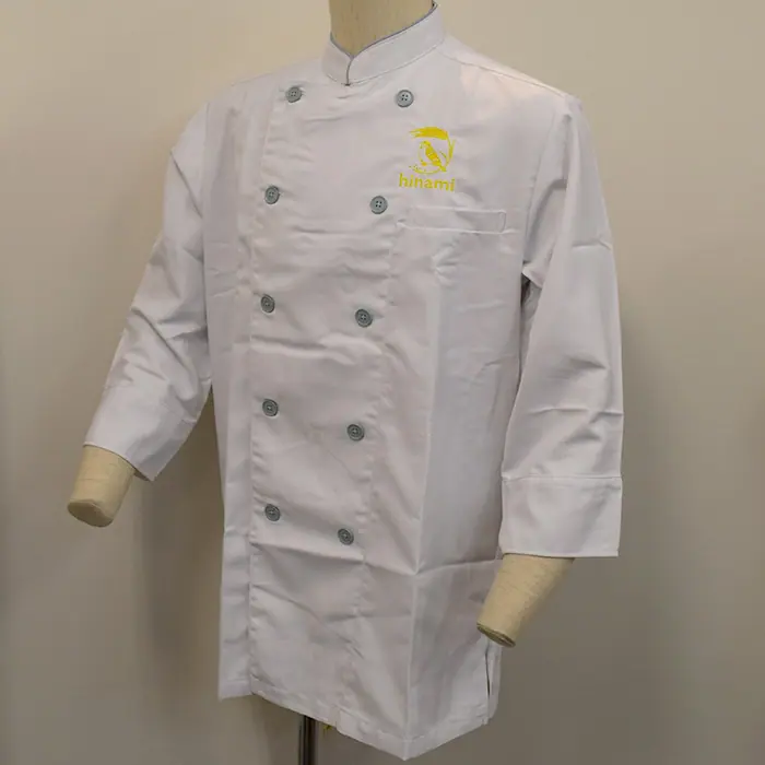 オリジナル制服製作実績 ロゴ刺繍 /20210416_hinami様/飲食店サービス制服ユニフォームナイスユニ