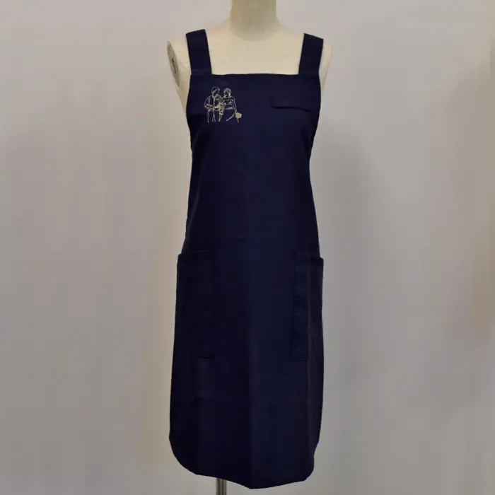 オリジナル制服製作実績 ロゴ刺繍 /20200531_個人のお客様K様/飲食店サービス制服ユニフォームナイスユニ