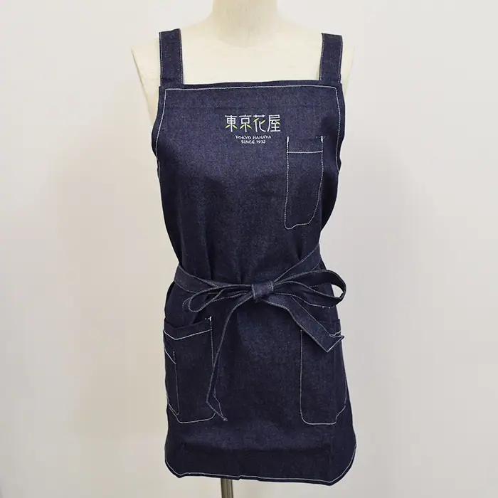 オリジナル制服製作実績 ロゴ刺繍 /有限会社東京花屋様/飲食店サービス制服ユニフォームナイスユニ