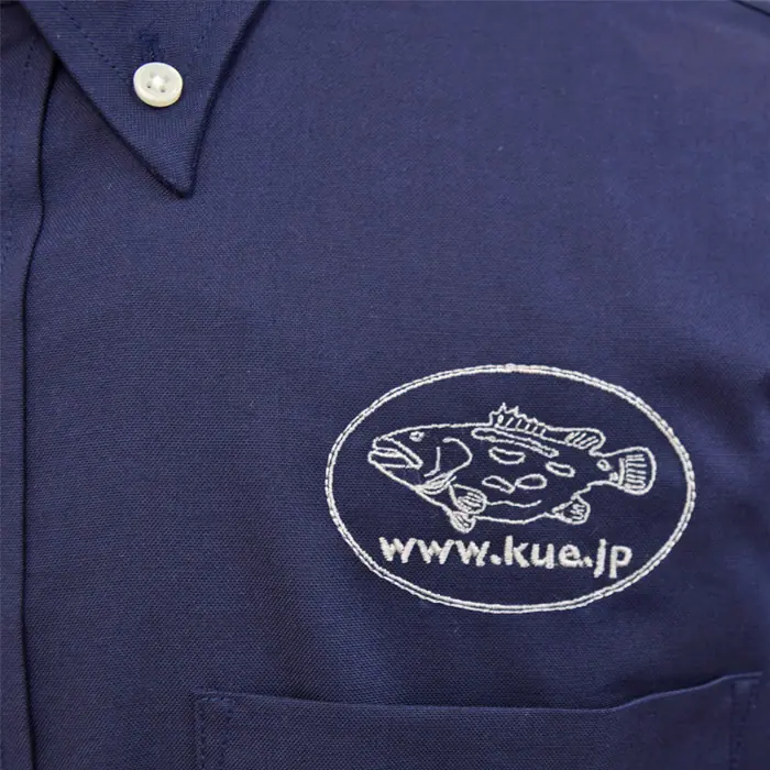 オリジナル制服製作実績 ロゴ刺繍 /2021/9/18 福井鮮魚様/飲食店サービス制服ユニフォームナイスユニ