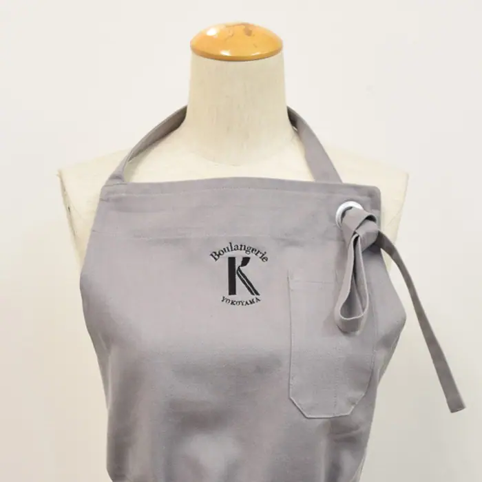 オリジナル制服製作実績 ロゴ刺繍 /2021/10/4 Boulangerie K.YOKOYAMA様/飲食店サービス制服ユニフォームナイスユニ