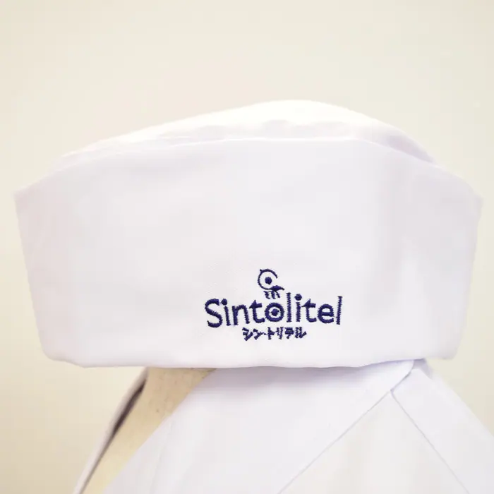 オリジナル制服製作実績 ロゴ刺繍 /2021/10/18 SHIN TORITEL様/飲食店サービス制服ユニフォームナイスユニ