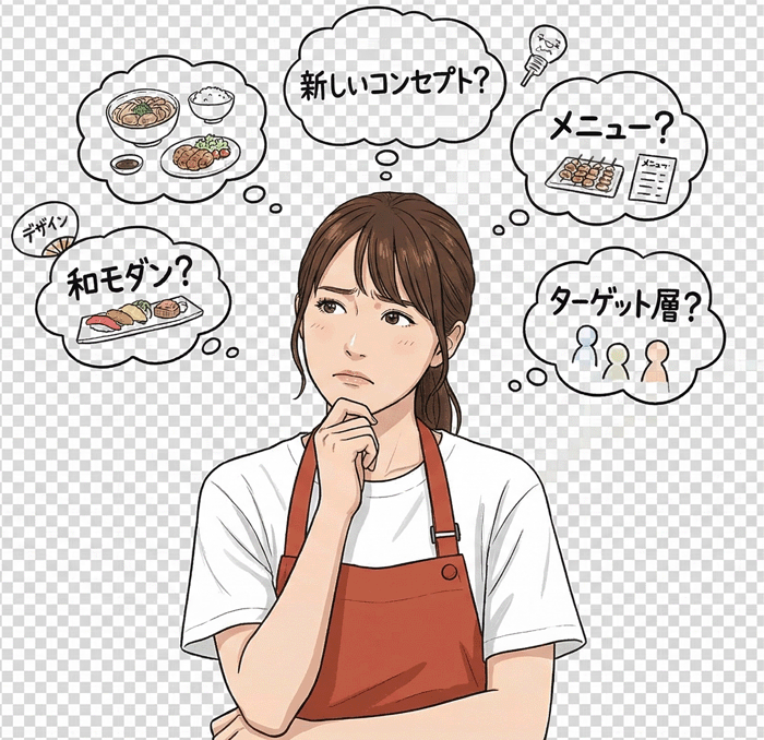 step1飲食店開業　コンセプト設定に悩む