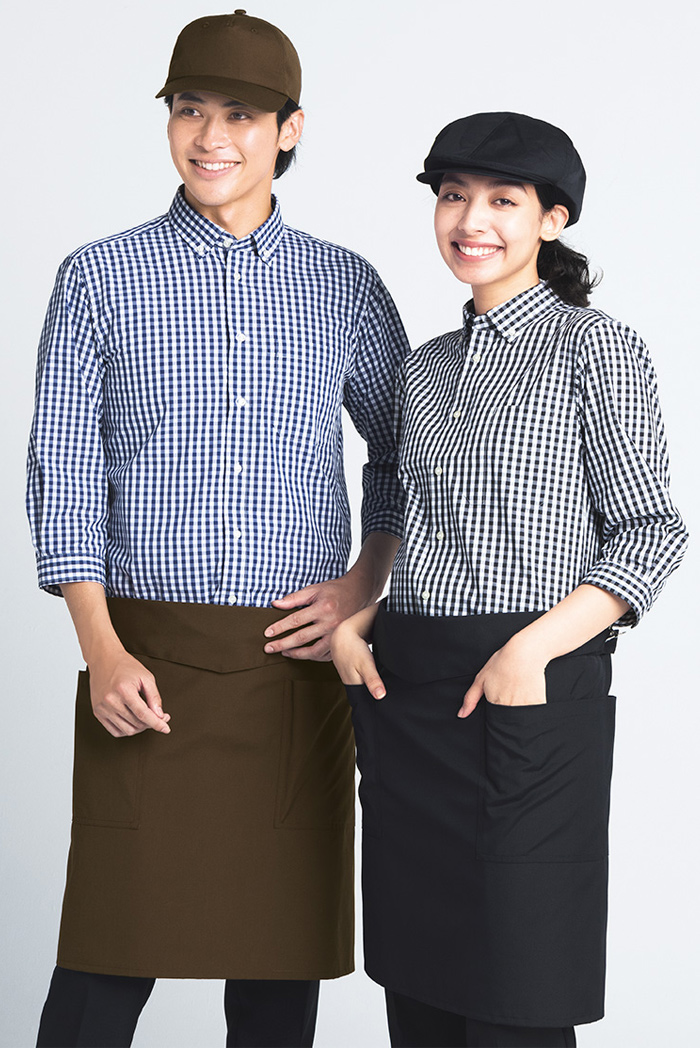 チェック柄シャツでコーディネート