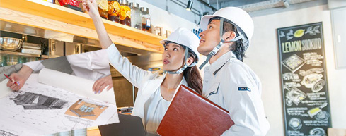 step7店舗設計・内装工事