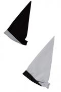 リバーシブルバンダナ帽(黒×グレー)