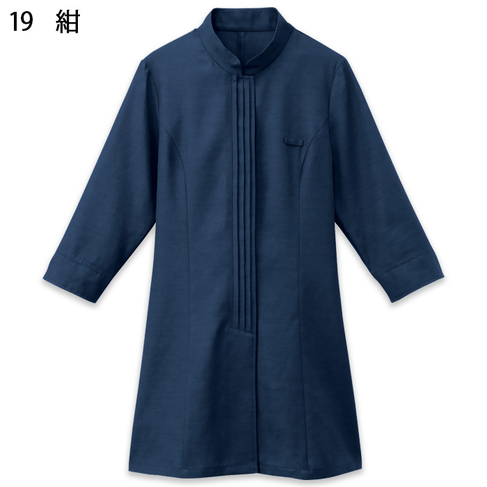 マオカラーロングシャツ　七分袖【女性用】　エスニックな空間にマッチ　色