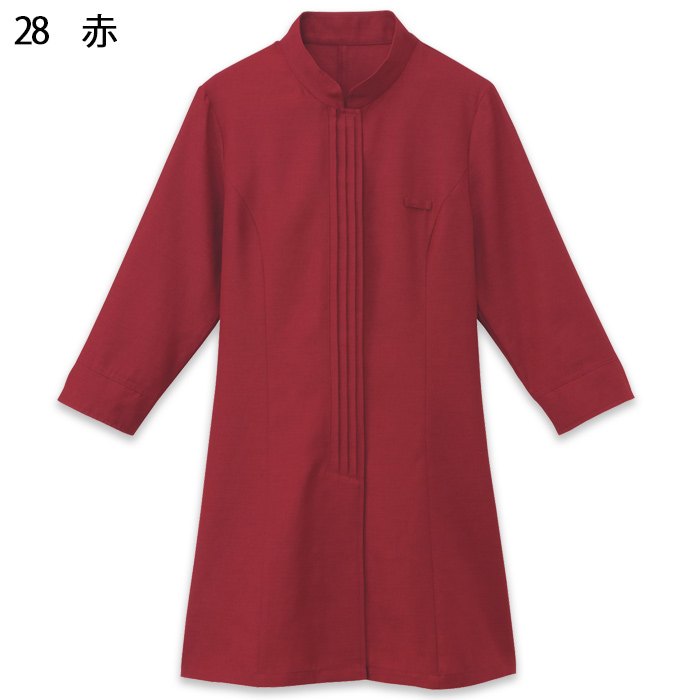 マオカラーロングシャツ　七分袖【女性用】　エスニックな空間にマッチ　色