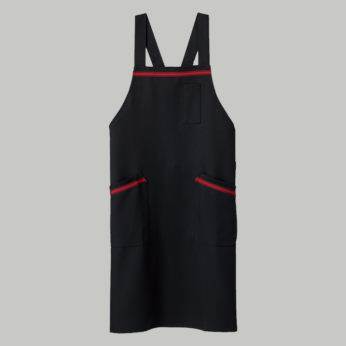 しつこい油汚れに強い　たすき掛けエプロン