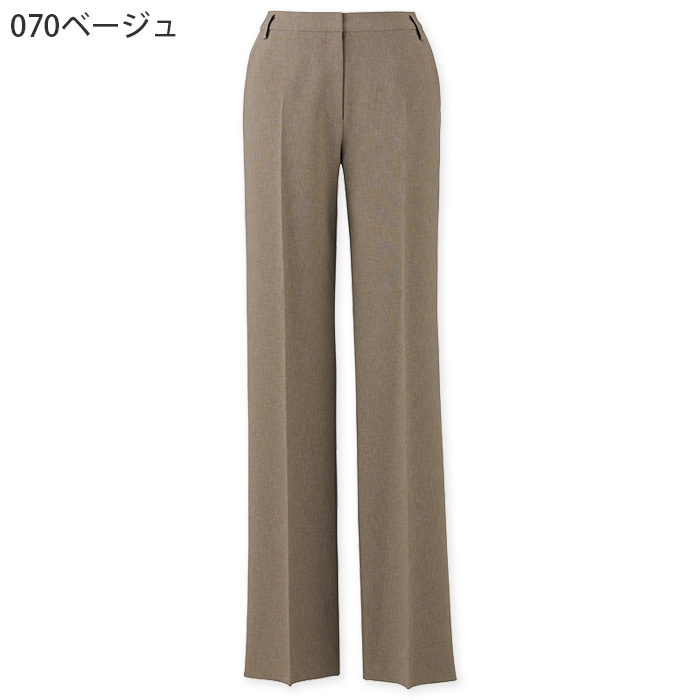 【飲食店販売店制服】レディースストレートパンツ【女性用5~23号】軽量・タテにもヨコにも伸びるストレッチ　色