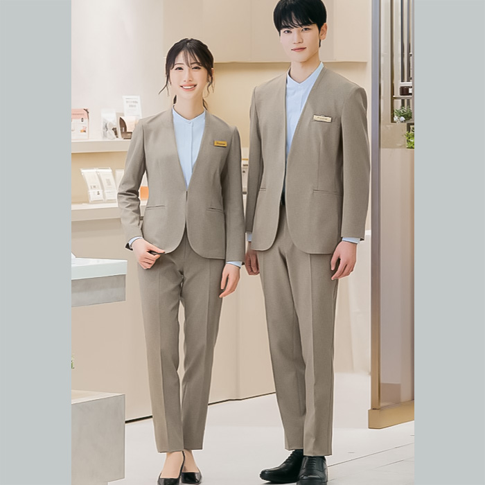 【飲食店販売店制服】レディーステーパードパンツ【女性用5~23号】軽量・タテにもヨコにも伸びるストレッチ　スペック