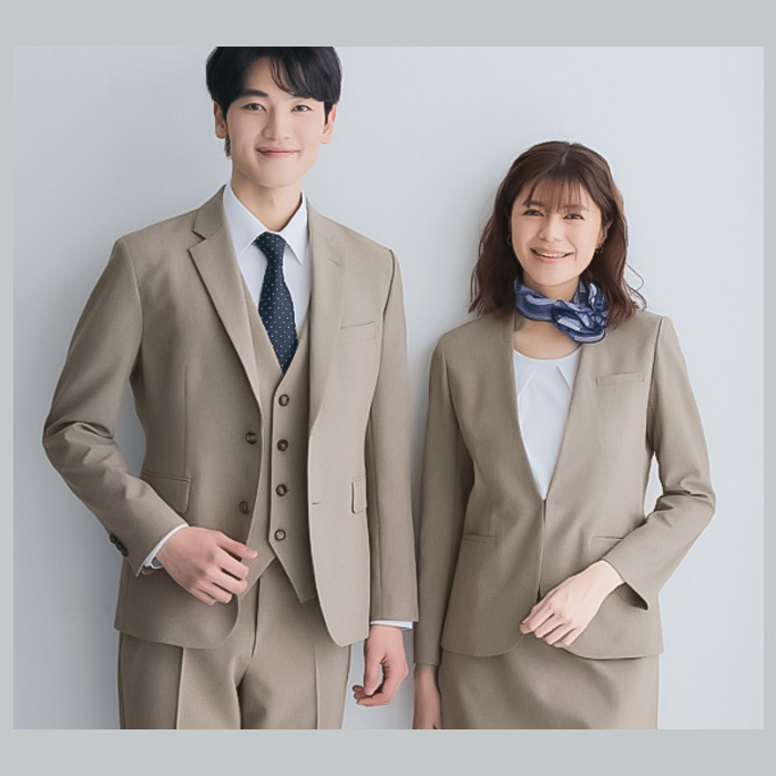 【飲食店販売店制服】メンズテーラードジャケット【男性用S~5L】軽量・タテにもヨコにも伸びるストレッチ スペック