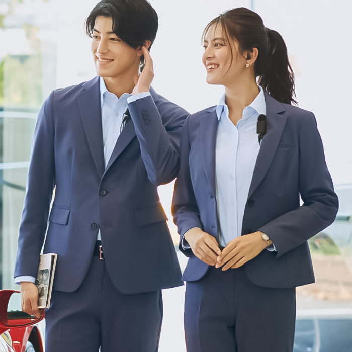 【飲食店販売店制服】メンズテーラードジャケット【男性用S~5L】軽量・タテにもヨコにも伸びるストレッチ スペック