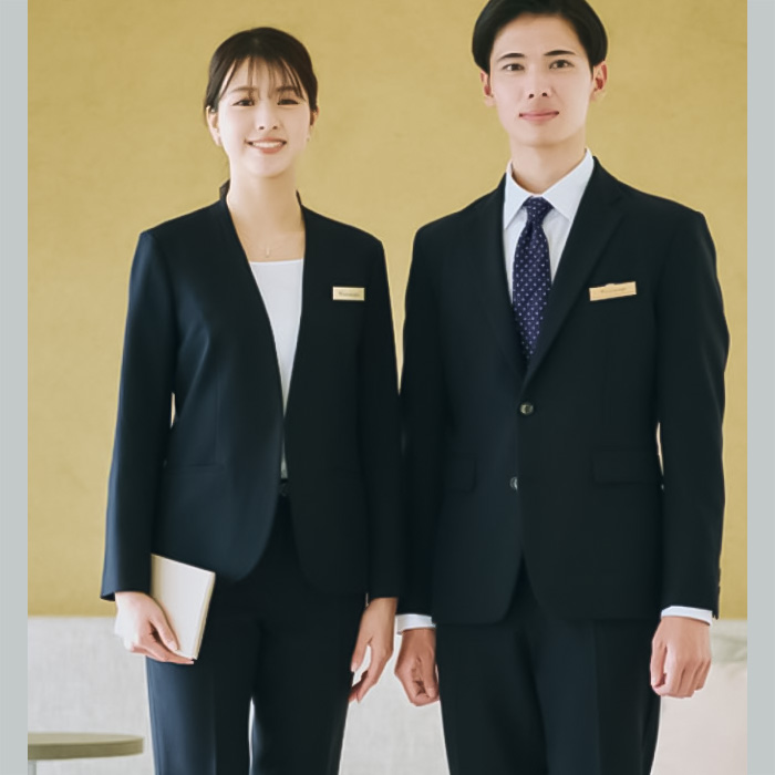 【飲食店販売店制服】メンズテーラードジャケット【男性用S~5L】軽量・タテにもヨコにも伸びるストレッチ スペック