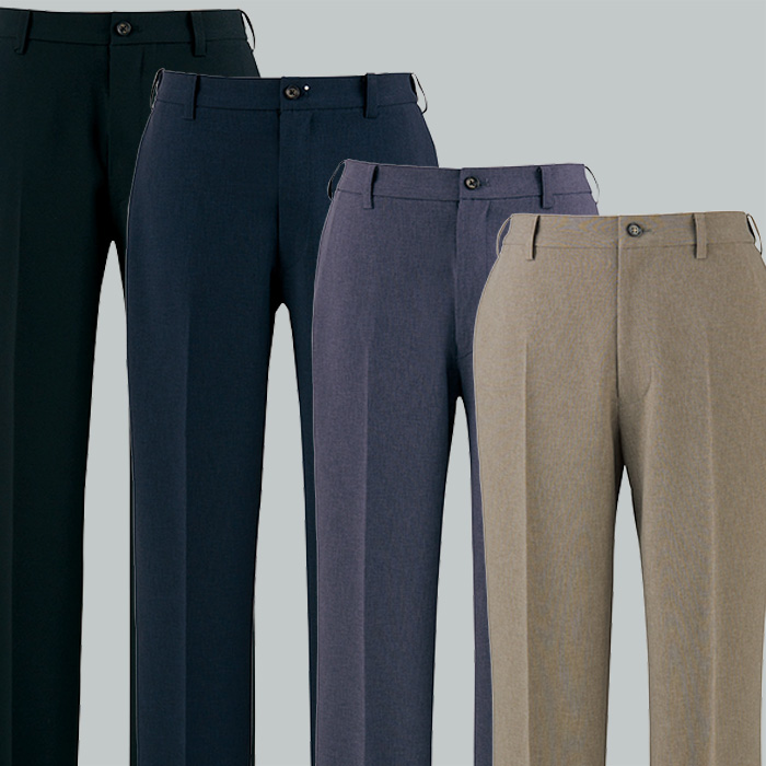 【飲食店販売店制服】メンズパンツ【男性用S~5L】軽量・タテにもヨコにも伸びるストレッチ スペック