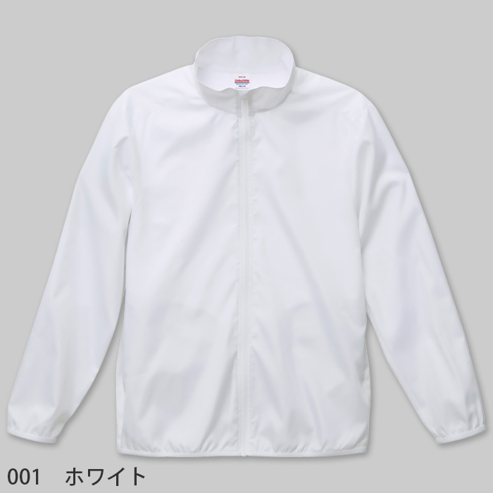 裏地なしウインドブレーカー(男女兼用) ポリ100％ マイクロリップストップ　色