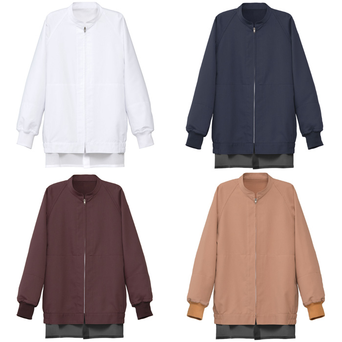 【食品工場制服衛生服】ナチュラルカラージャンパー【兼用】“魅せる” HACCP対応衛生ユニフォーム　スペック