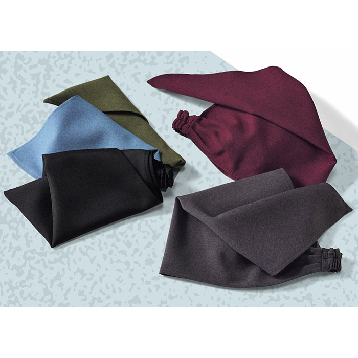 三角巾5色【兼用】和の色彩　ワンタッチゴム仕様　スペック