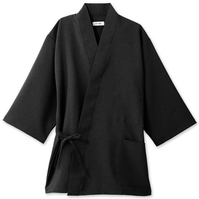 【飲食店販売店制服】軽い・すぐ乾く・縮まない 和ジンベイ上衣【兼用】日本製 サラッとした肌ざわり アイロンいらず　色