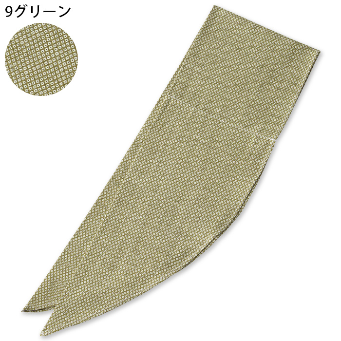 【飲食店販売店制服】和柄バンダナキャップ【兼用】日本製 頭に被って結ぶだけ　色