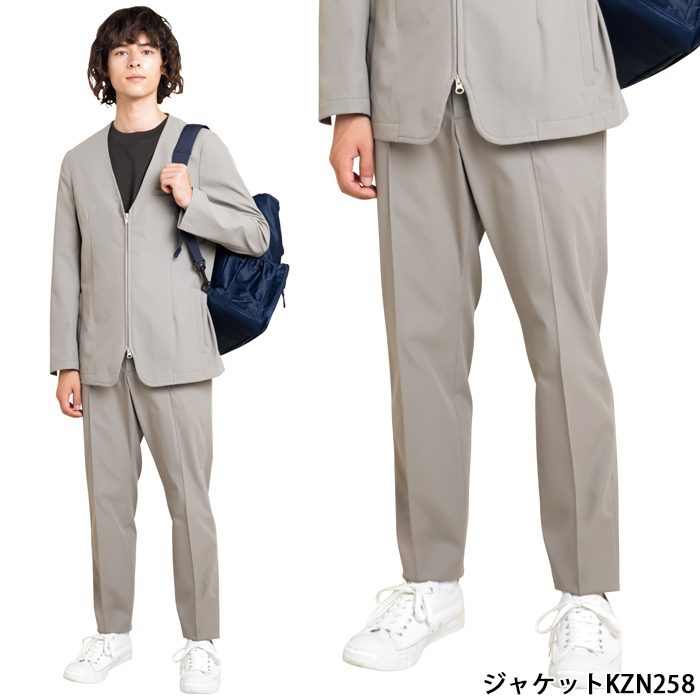 パンツ3色【兼用】スーツにも合う　ポリ100% ストレッチ&高機能　スペック