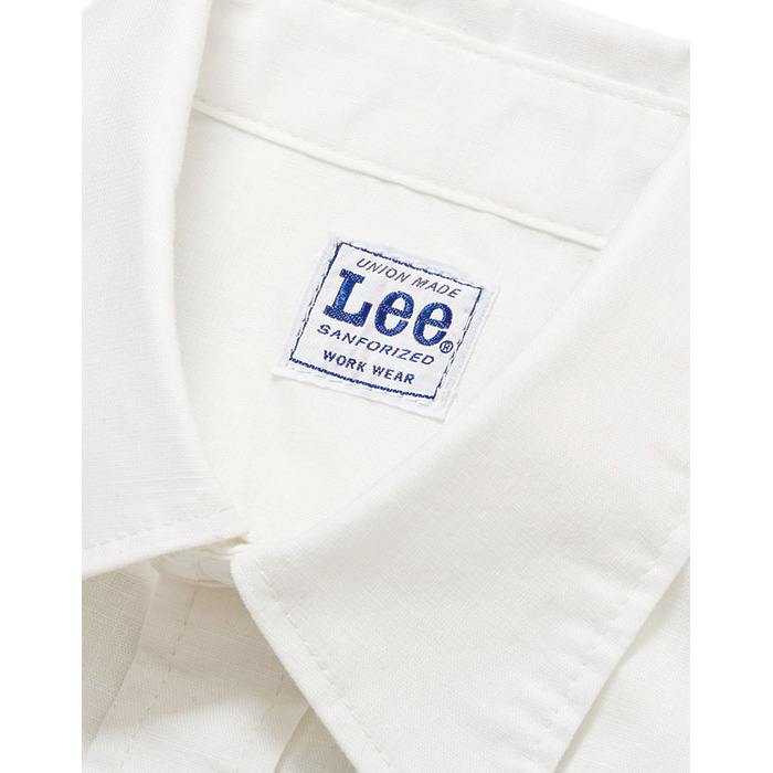 Lee workwear シャンブレーシャツ　半袖  女性　詳細画像
