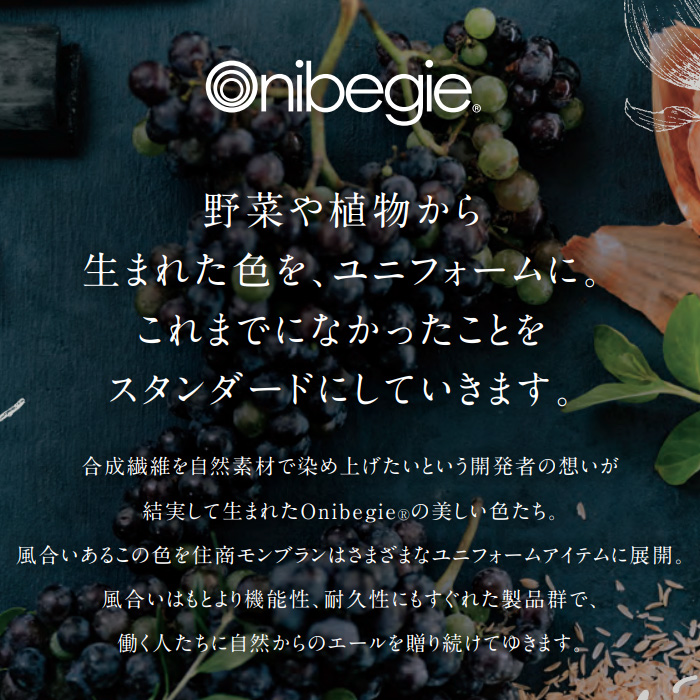 飲食店販売店制服　野菜や植物から染めた色　配色首かけエプロン【6色】　スペック