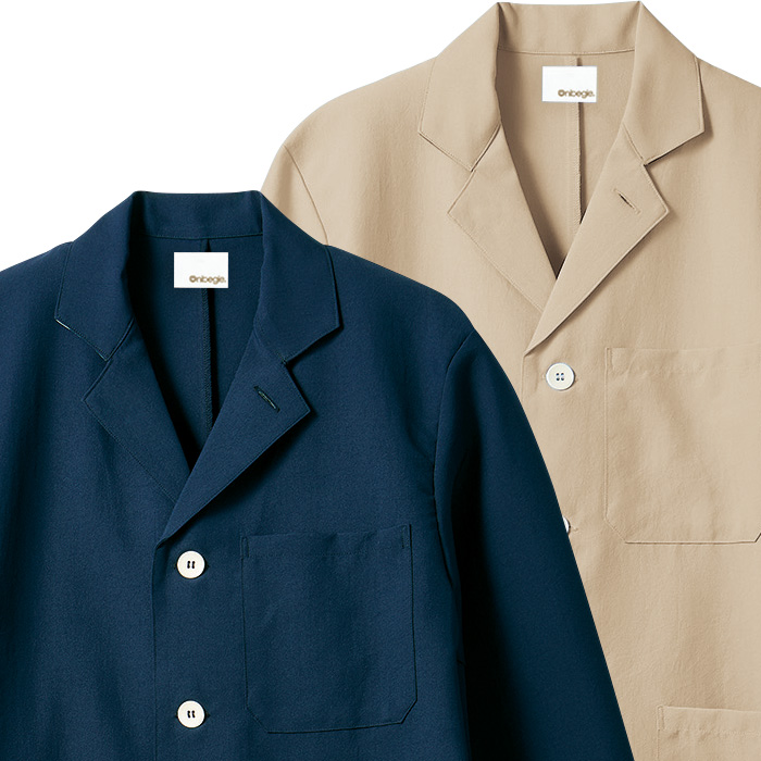 飲食店販売店制服　オニベジ野菜や植物から染めた色　ロングジャケット【兼用】　スペック