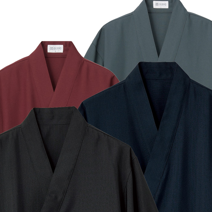 【飲食店販売店制服】高通気清涼 作務衣【兼用】風通し良く涼しい 色落ちしにくい[ポリ100%]　スペック