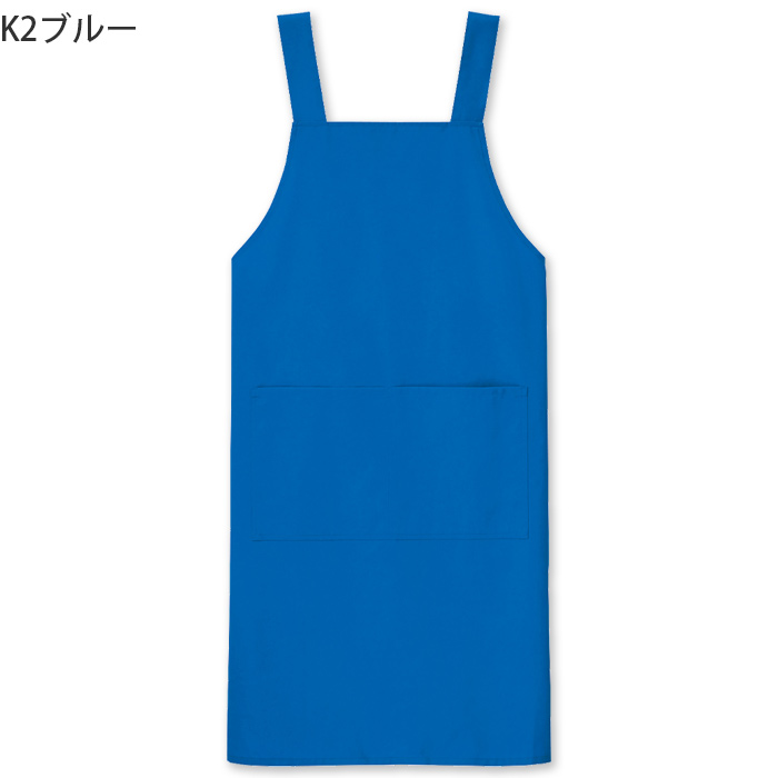H形胸当てエプロン【10色M・L】撥水、軽くて丈夫な綿混素材　ウエスト105cmまで対応　色