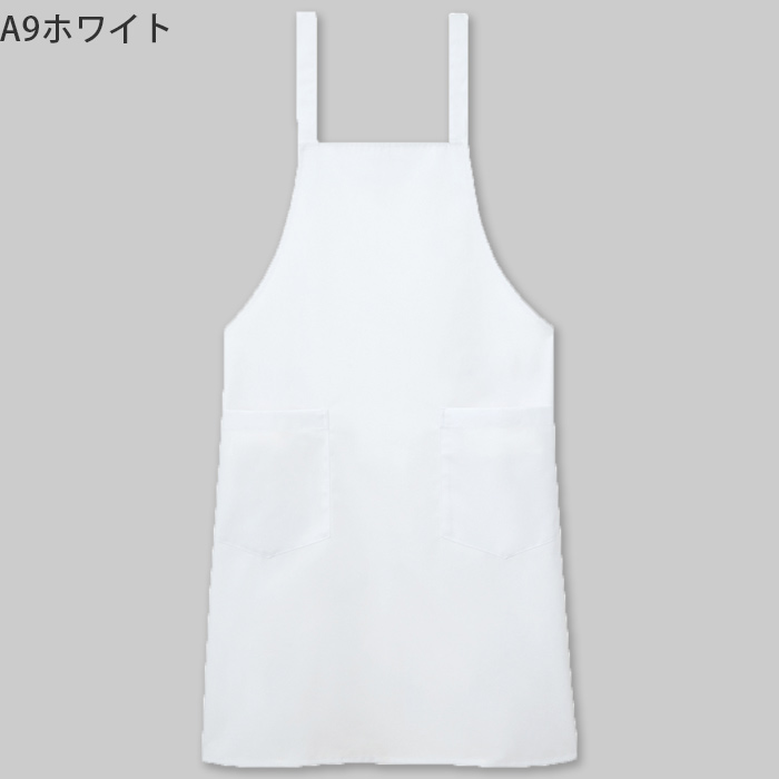 タスキ胸当てエプロン【10色】撥水、軽くて丈夫な綿混素材 色