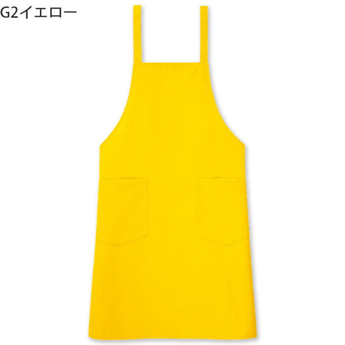 タスキ胸当てエプロン【10色】撥水、軽くて丈夫な綿混素材 色