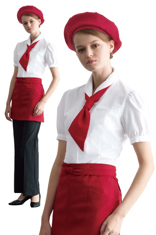 フェミニンレディースユニフォーム　かわいい女子制服スタイル